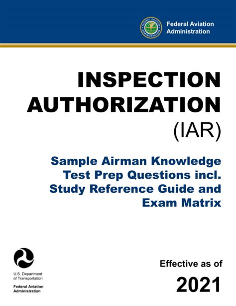 how hard is the inspection authorization test|iar inspection exam.